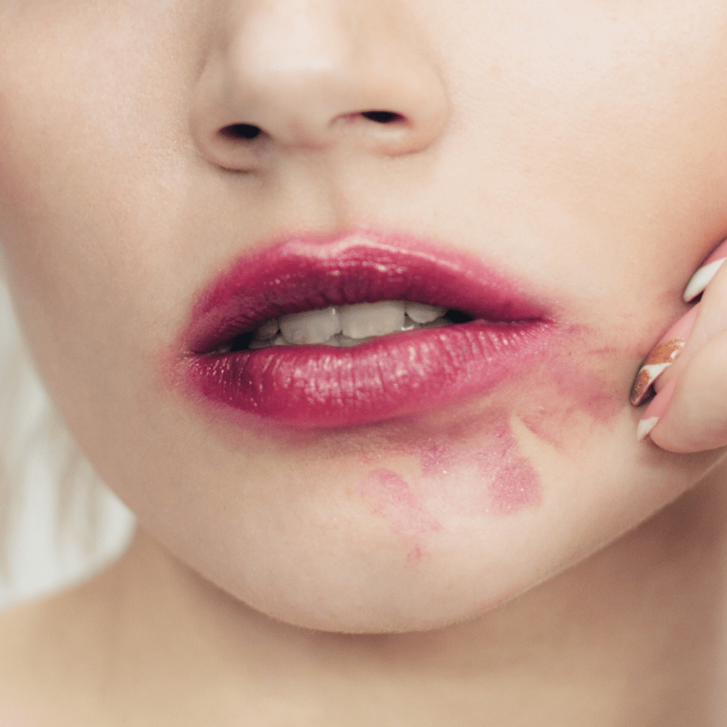 Smeared Lipstick